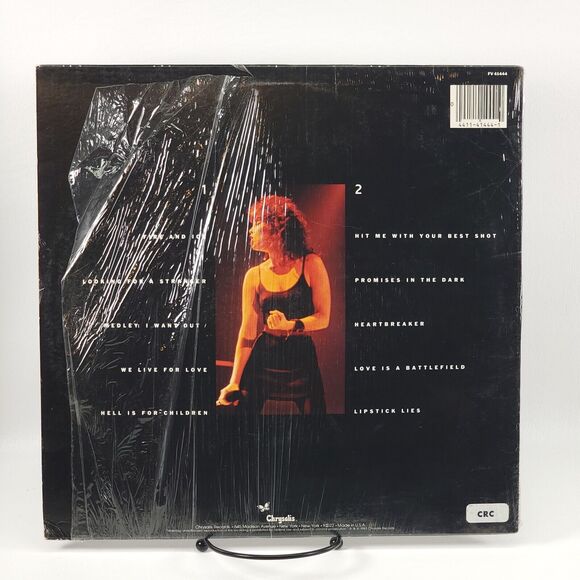 Pat Benetar Live From Earth Vinyl LP CHR 1451 Chrysalis In Original Shrink Wrap - Picture 3 of 15